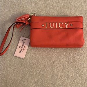 Juicy Couture double pocket wristlet wallet